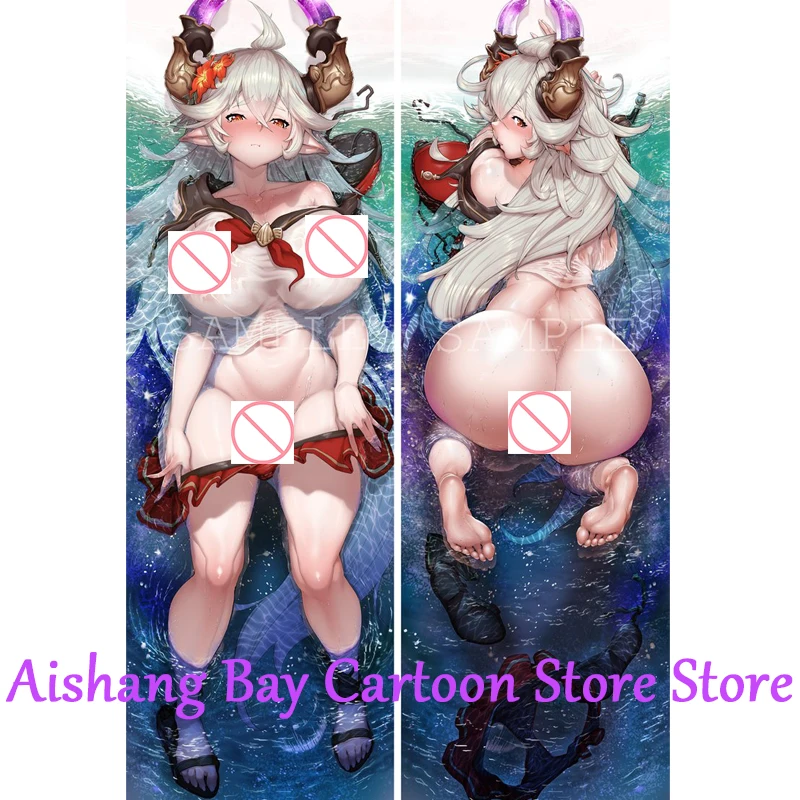 

Dakimakura Anime Pillow Cover Large Breasts Threo Back Boobs Double Sided Print Life-size Body Decoration