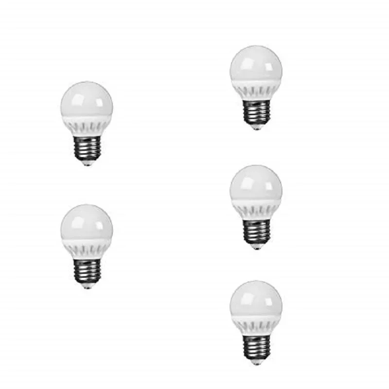 Lámpara bombilla led mini globo g45 5w, luz cálida 3000 k, 420 lúmenes, reemplazo de 40w halógena