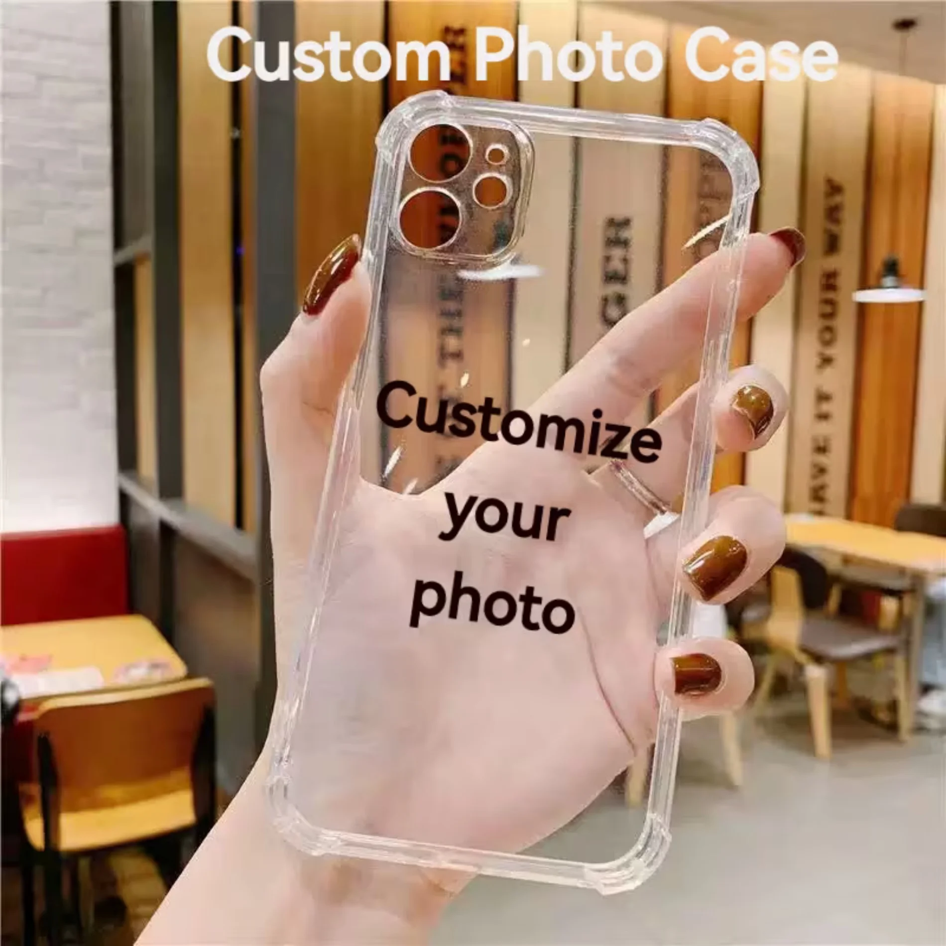 Phone Cases Custom - Clear DIY Customized Wedding Photo Case