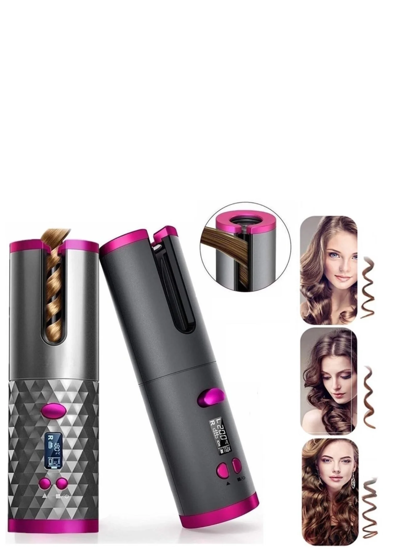 Babyliss Sem Fio Modelador De Cachos Automático Profissional