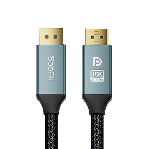 Soopii VESA 16K 80Gbps 2.1 DP to DP Cable DP80