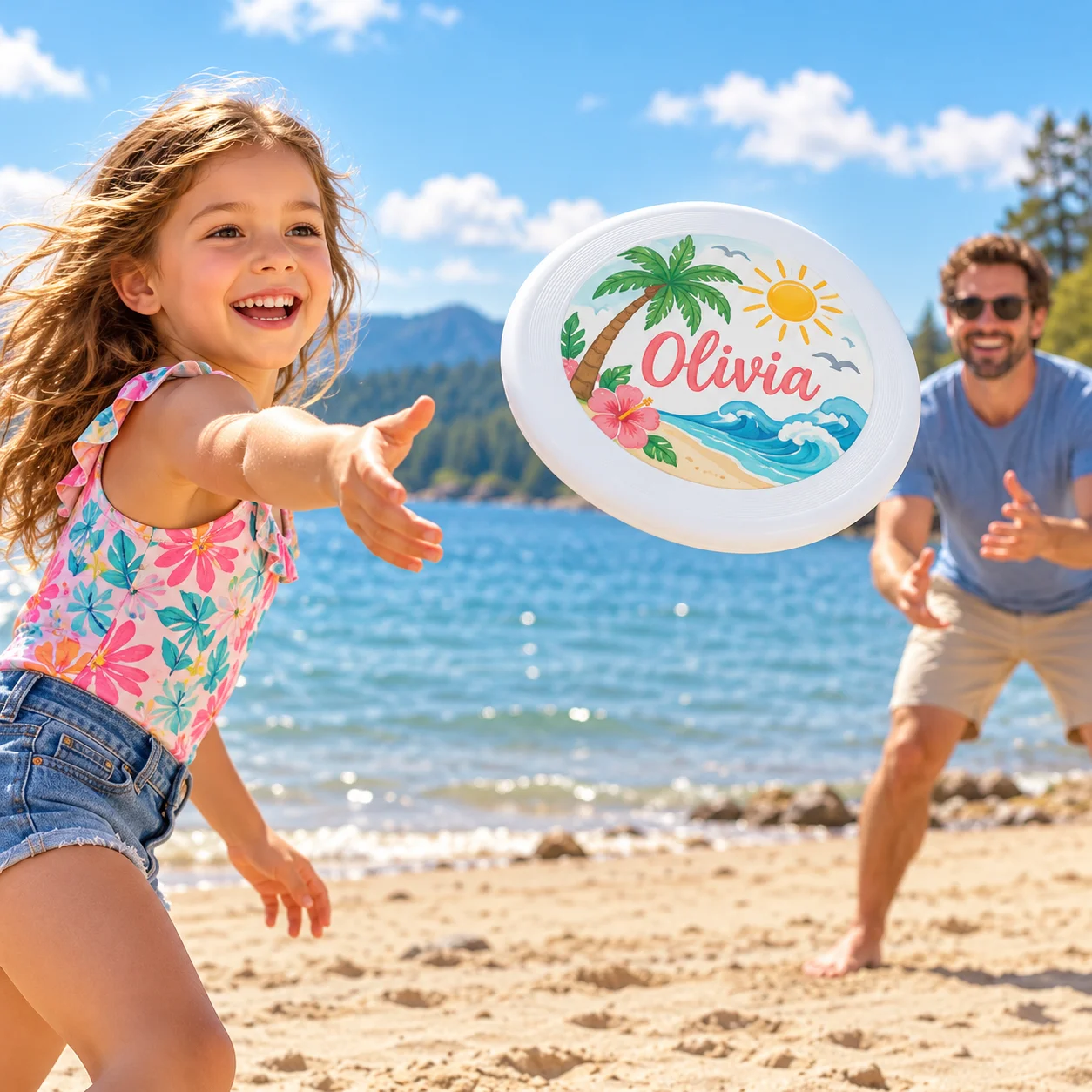 Durable plastic frisbees—customizable discs perfect for outdoor competitive training, beach outings, park activities, and campin