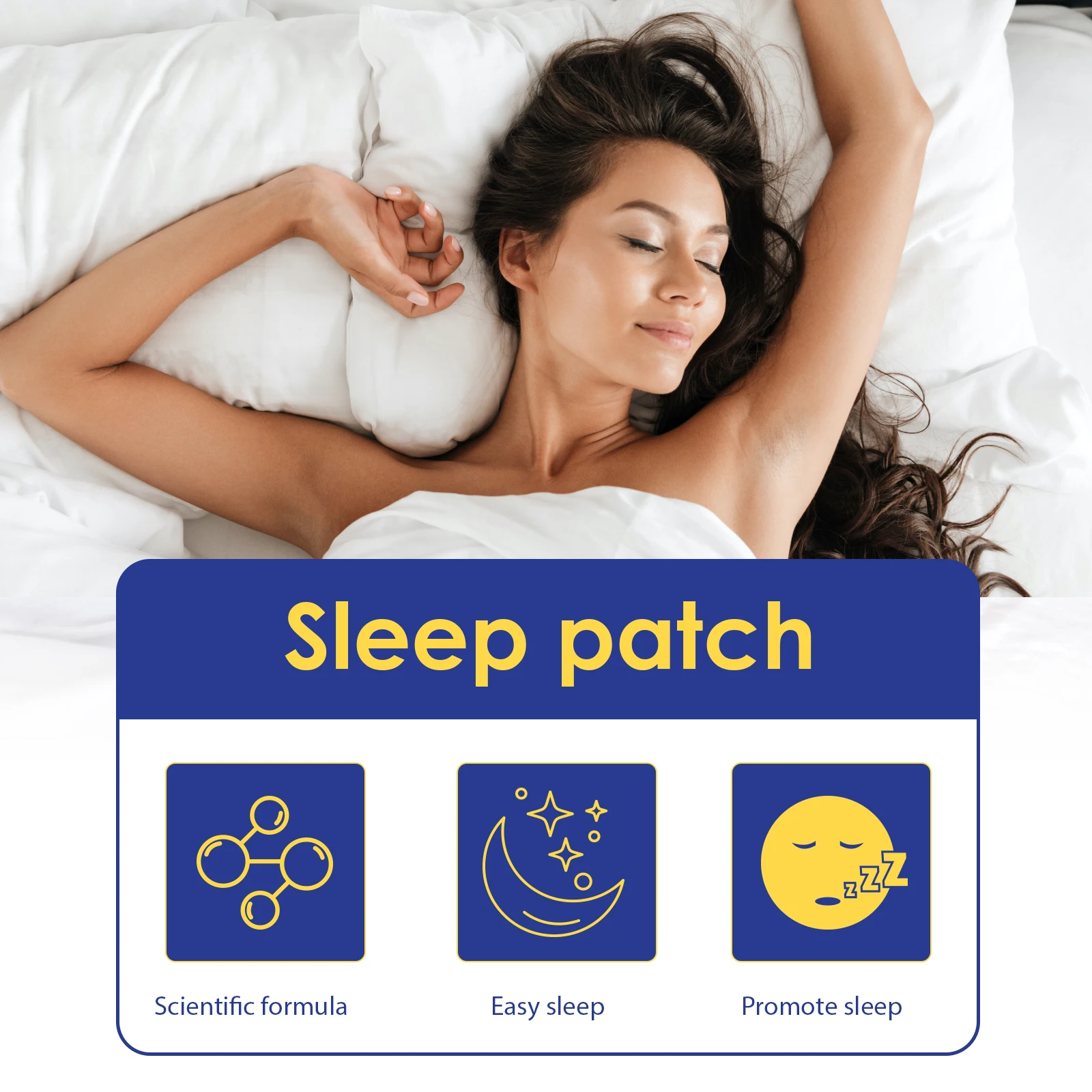Sleep Aid Patches Improved Sleep Quality Muscle Soothing Boosting Blood Circulation Relaxation Calming Spirit Body Care Patch