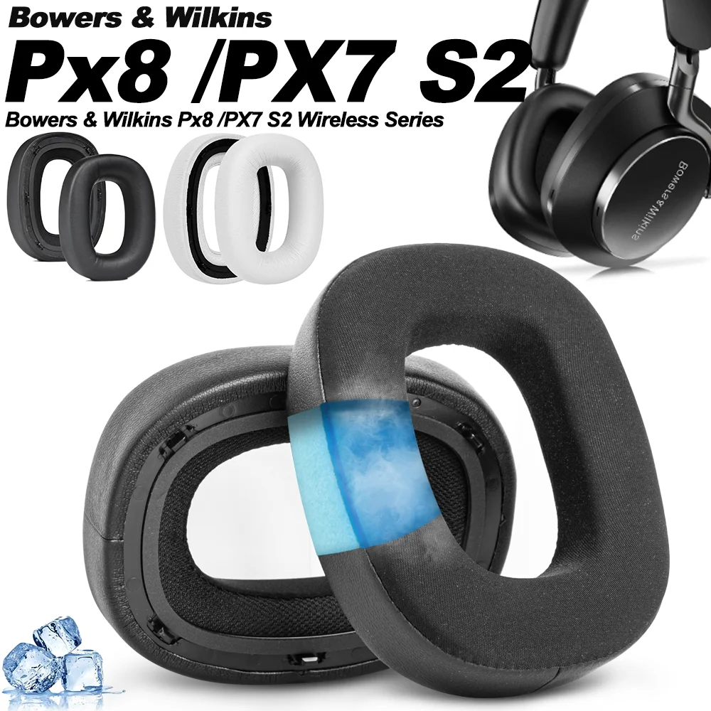 Ohrpolster für Bowers & Wilkins Px8 /PX7 S2 Wireless Ersatz-Ohrpolster Kopfhörer Ohrmuscheln Memory-Schaum Protein-Schaumstoff