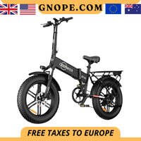 IDOTATA EU Delivery 1000W Electric Bike 48V 20AH Folding Mountain Ebike 20Inch Fat Tire Urban Commuting Electric Bicycle 36MPH