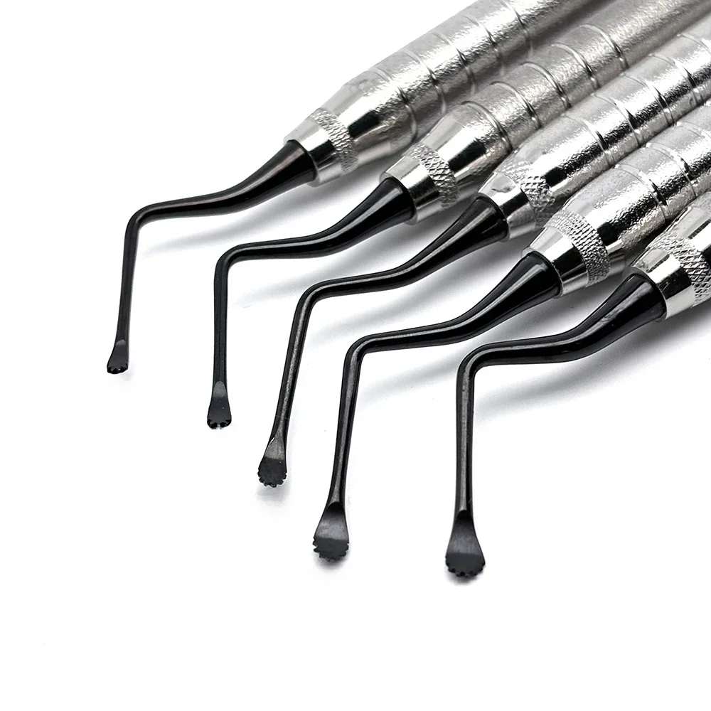 1 pièces dentaire gracieux Jagged Curette parodontale os Curettes Perio dentaire nettoyage des dents détartreur outil dentaire