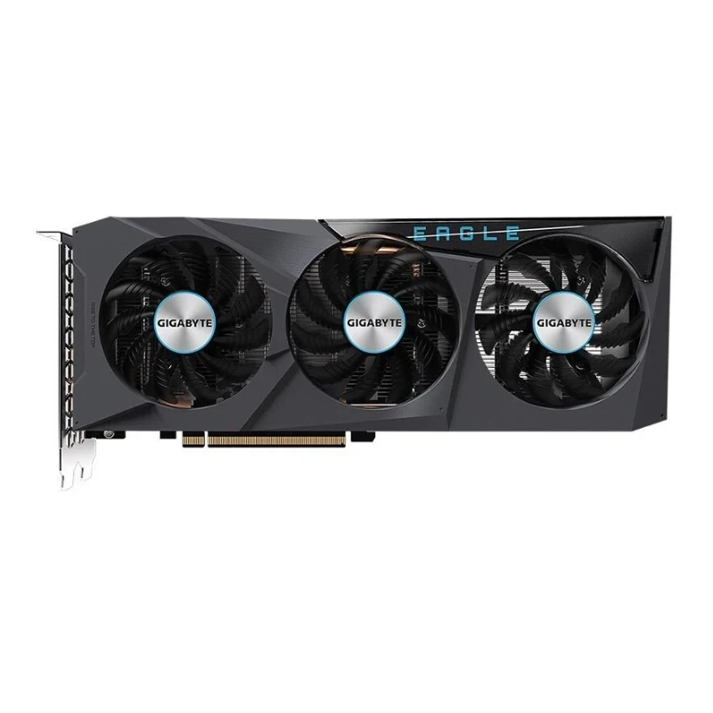 USED GIGABYTE Radeon RX6600 EAGLE 8G GDDR6 Graphics Cards 2491MHz 128bit PCIe 4.0 RX 6600 GPU with Triple Fan Video Cards