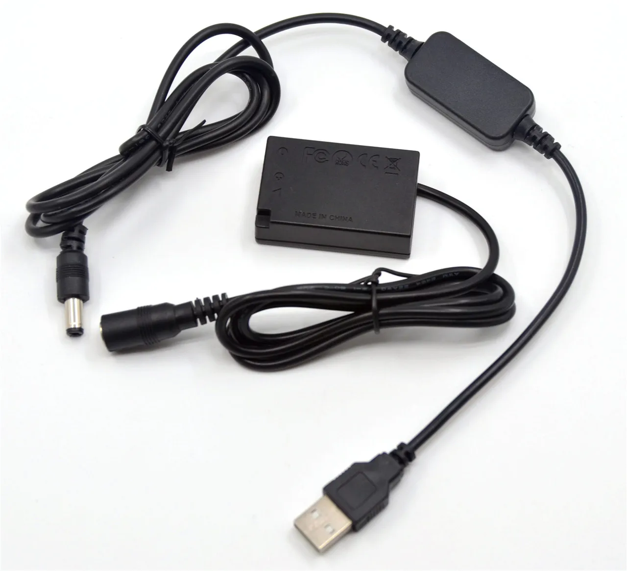 LP-E17 DR-E18 Dummy Battery + USB Power Bank Cable Adapter for Canon EOS 750D Kiss X8i T6i 760D T6S 77D 800D 200D Rebel SL2