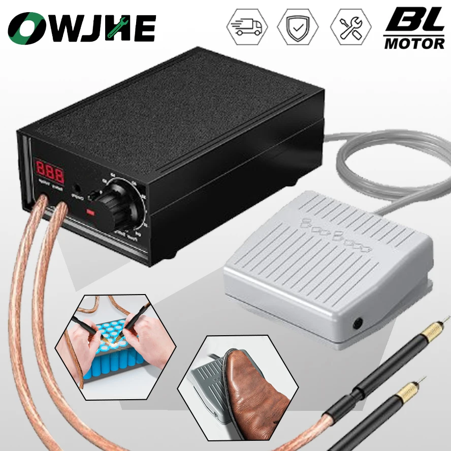 OWJHE 8000W soudeuse par points haute puissance Machine de soudage par points Portable 1200A présent soudeurs réglables pour 18650 batterie