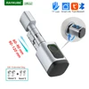 RAYKUBE V1 조정 가능한 TT 잠금 장치/Tuya Bluetooth 스마트 지문 디지털 실린더 잠금 장치(APP/비밀번호/RFID 카드/키 잠금 해제 포함) 1