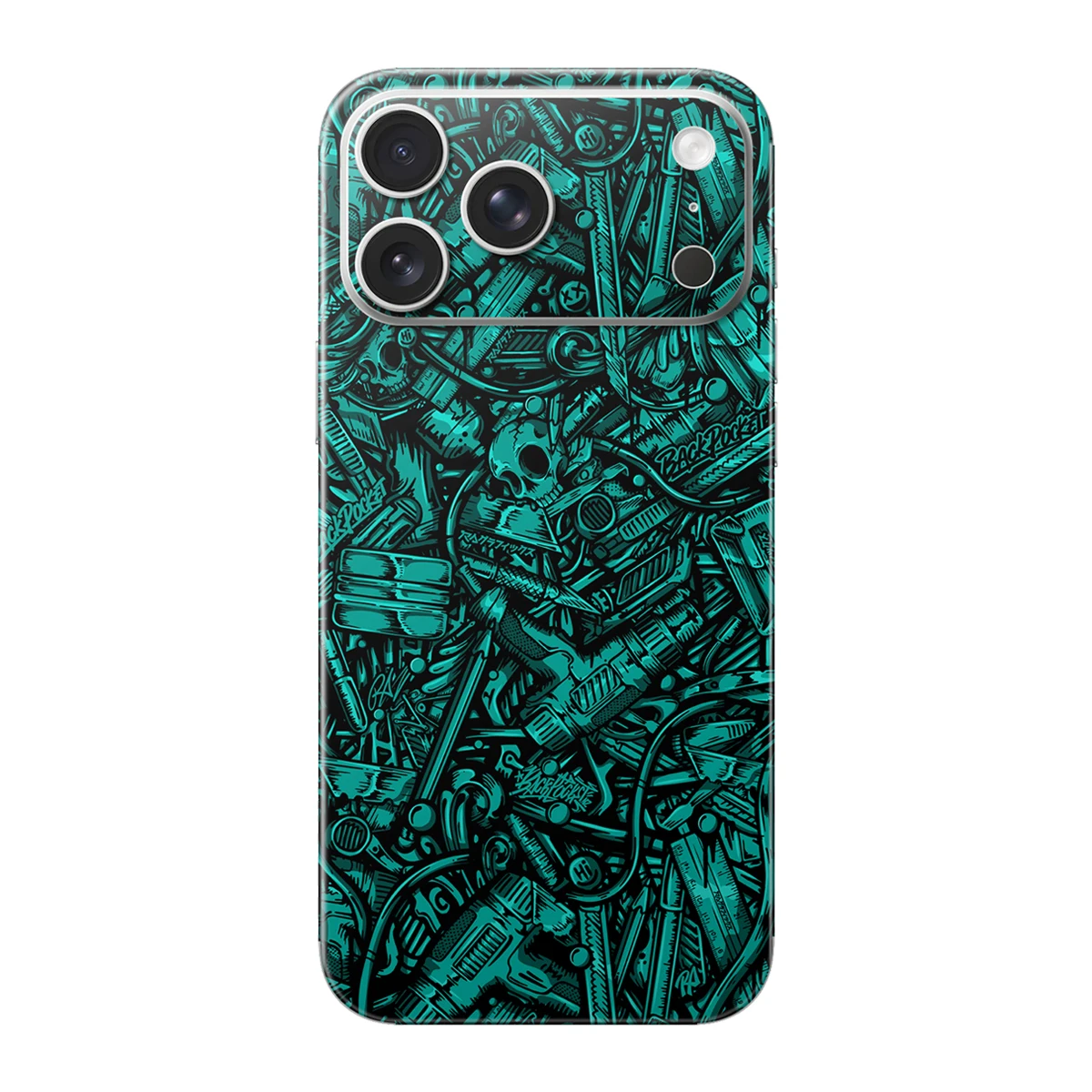 

For Apple iPhone 17 16 15 14 iPhone13 Pro Max Full body Wrap Decal Skin color Rear Protective Sticker Film