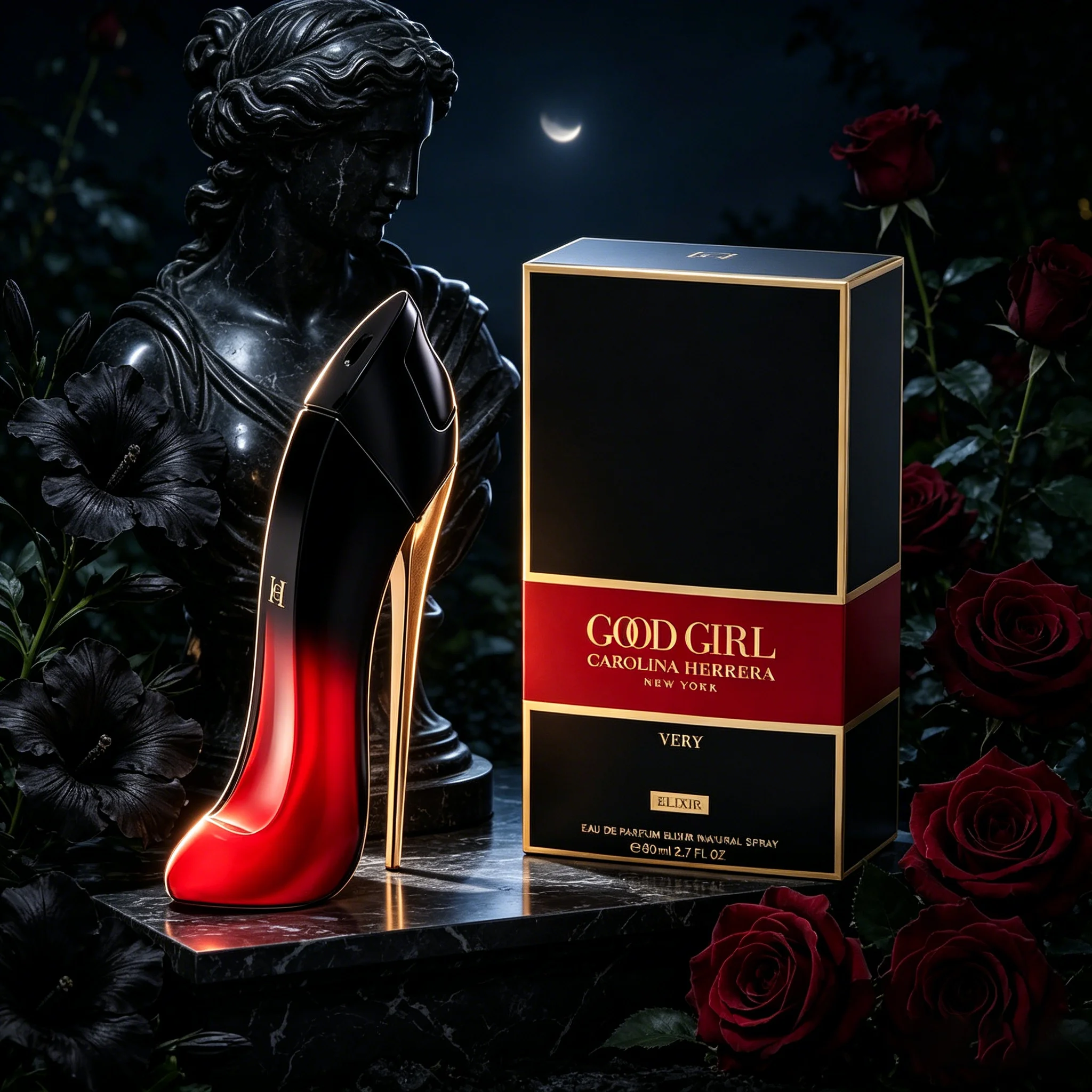 

Carolina Herrera Very Good Girl Elixir Eau de Parfum for Women – Oriental Floral Fragrance, Long-Lasting, 2.7 fl oz / 80 ml