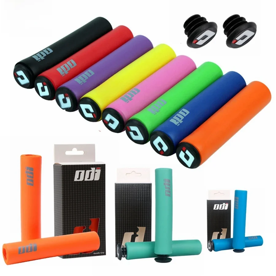 AliExpress ODI MTB Handlebar Grips Mountain Bicycle Folding Bike Cover Ultralight Anti Slip Silica Gel Foaming