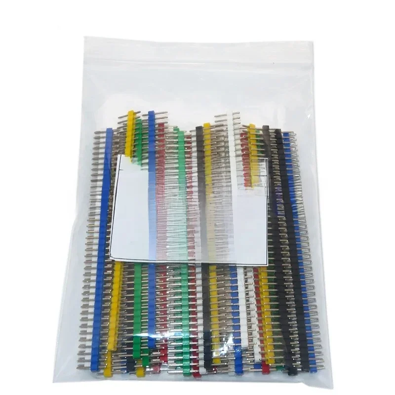 30 szt. 40-pinowy łamliwy nagłówek pinowy 2,54 mm jednorzędowy zestaw złączy męskich PCB listwa pinowa dla Arduino — zdjęcie 2