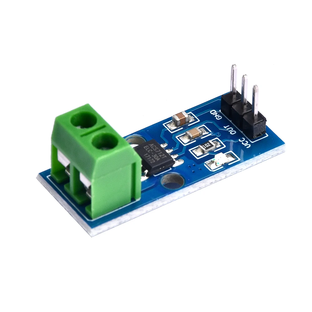 Diy Electronic 30A Range Current Sensor Module ACS712 Module DC 5V ACS712T ACS712ELC