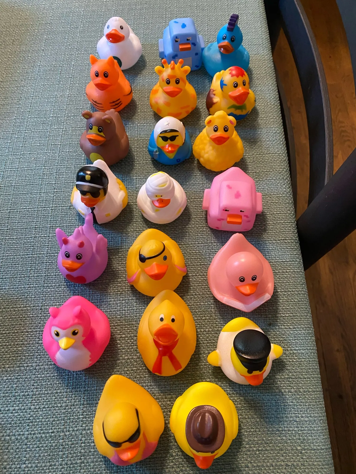 Mini Rubber Duck Bath Toy Set photo review