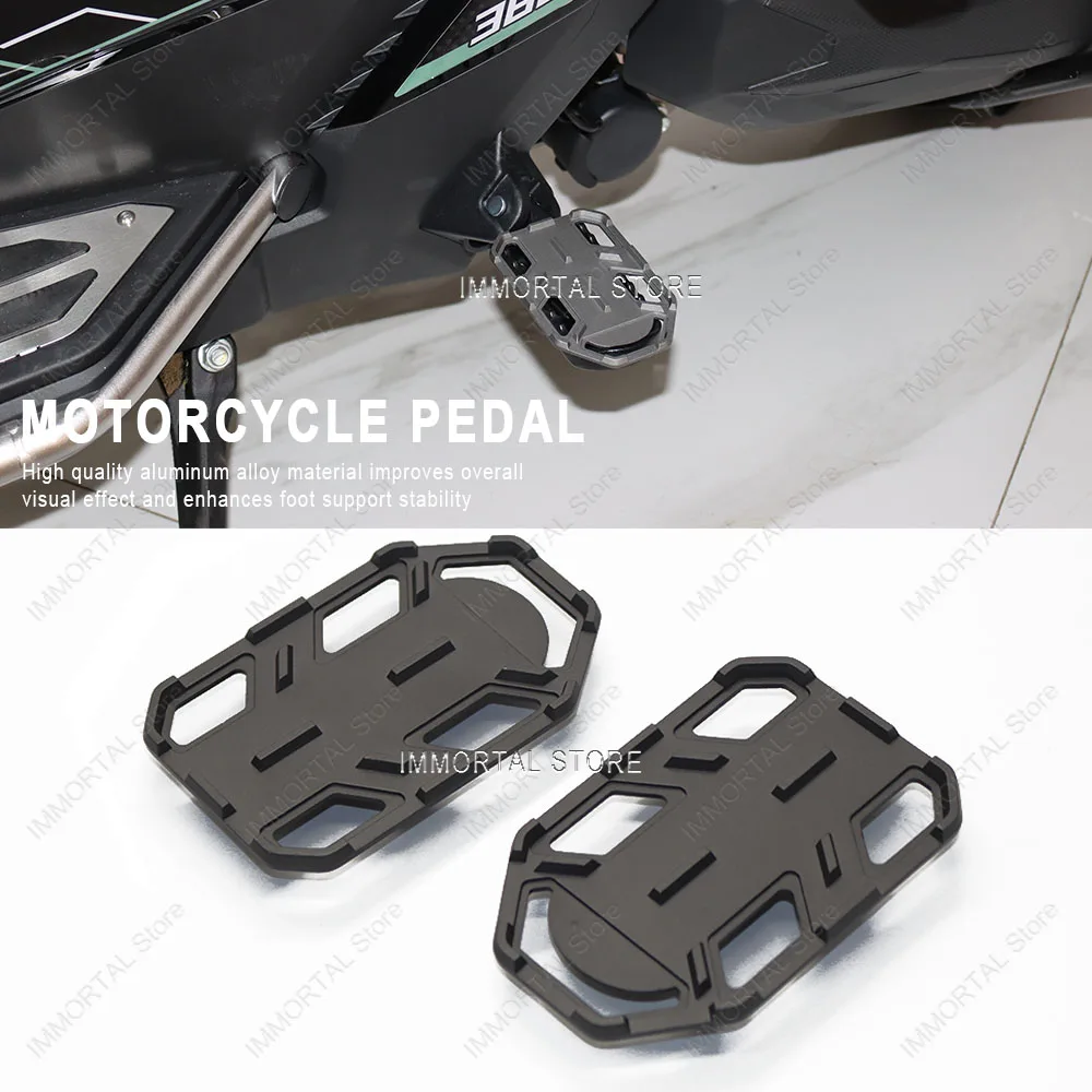 

for ZONTES 368G Motorcycle Accessories Anti Slip Pedals Increase and widen the foot pedal