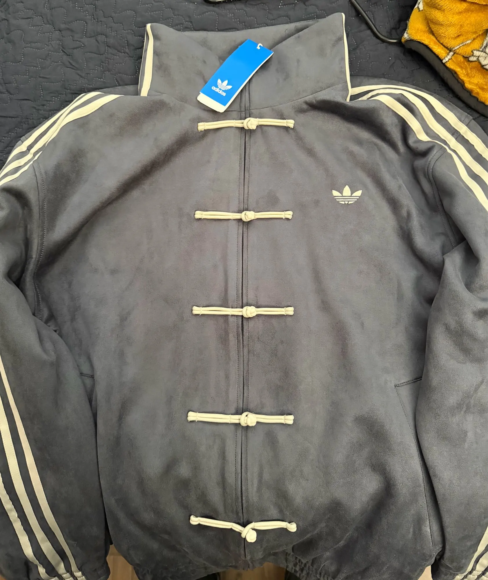 Adidas Jaqueta Casual Trevo Solta Masculino e Feminino KR0295