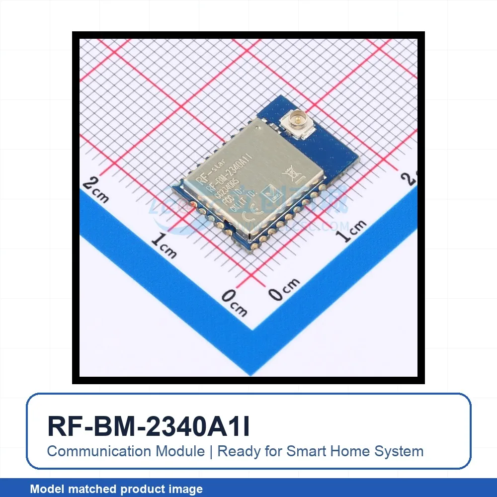 4pcs RF-BM-2340A1I SMD CC2340R5chip I2C ADC UART SPI 5.3 Bluetooth Wireless Module for Smart Home System