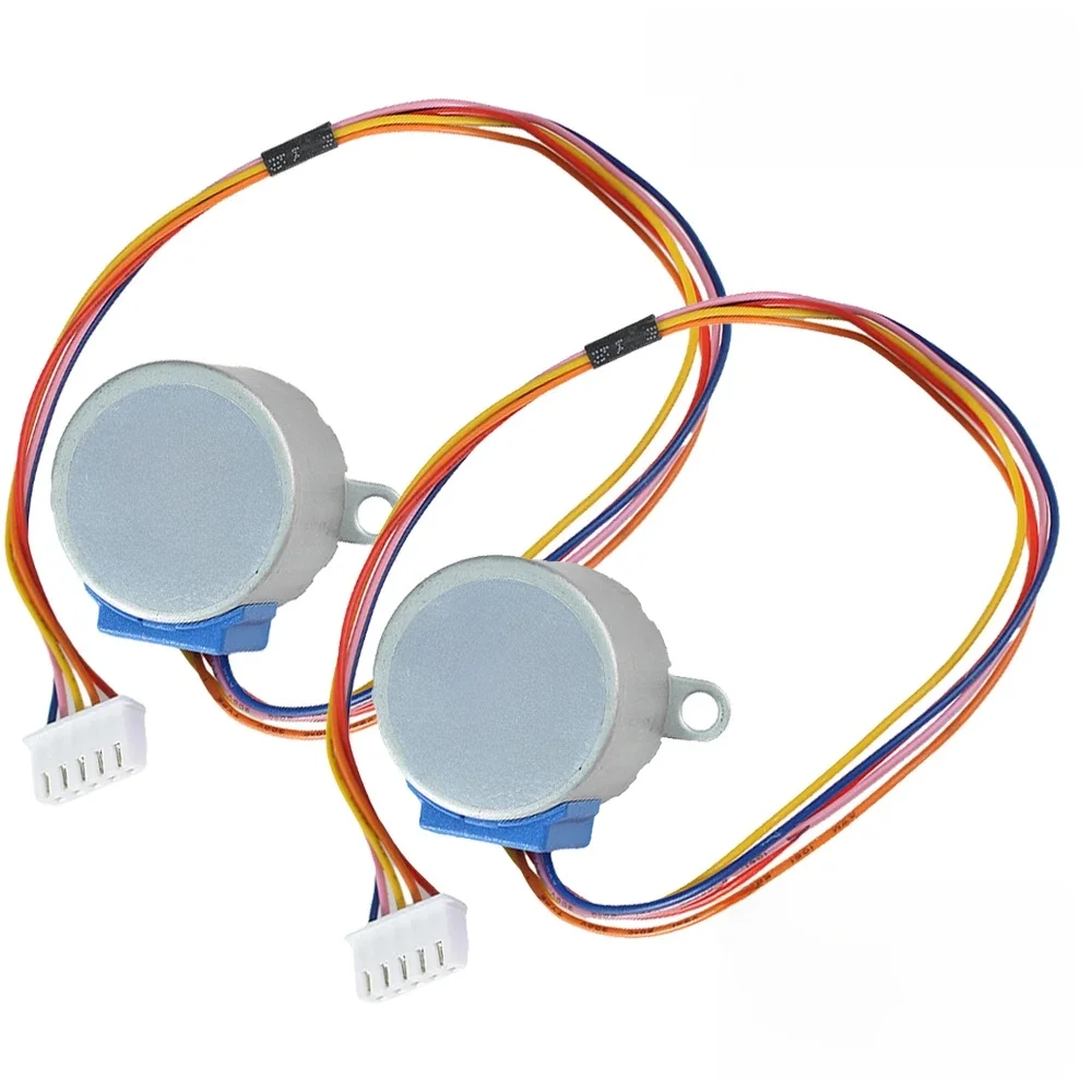 1/2PCS 28BYJ-48 Silnik krokowy DC 5V Przewód 25cm Redukcja Silnik krokowy 4-fazowy 28byj48 28byj Dla Arduino Diy — zdjęcie 2