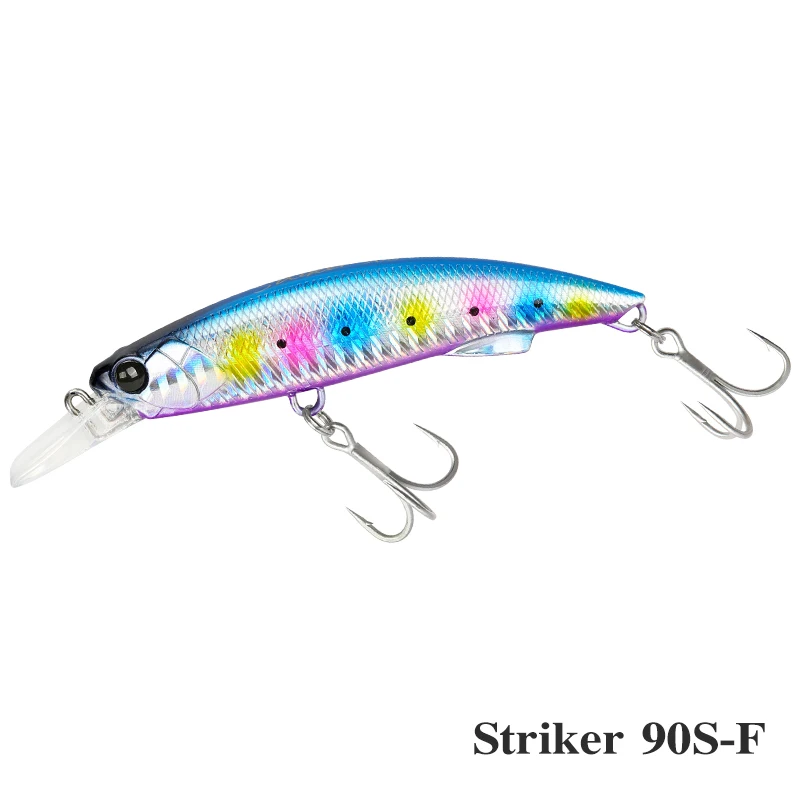 TSURINOYA Inshore Sinking Minnow STRIKER 90S Jigging 90mm/37g 1.5-2m Lange Werp Hard Aas Voor Blauwbaars Zeebaars Vissen Lokmiddel