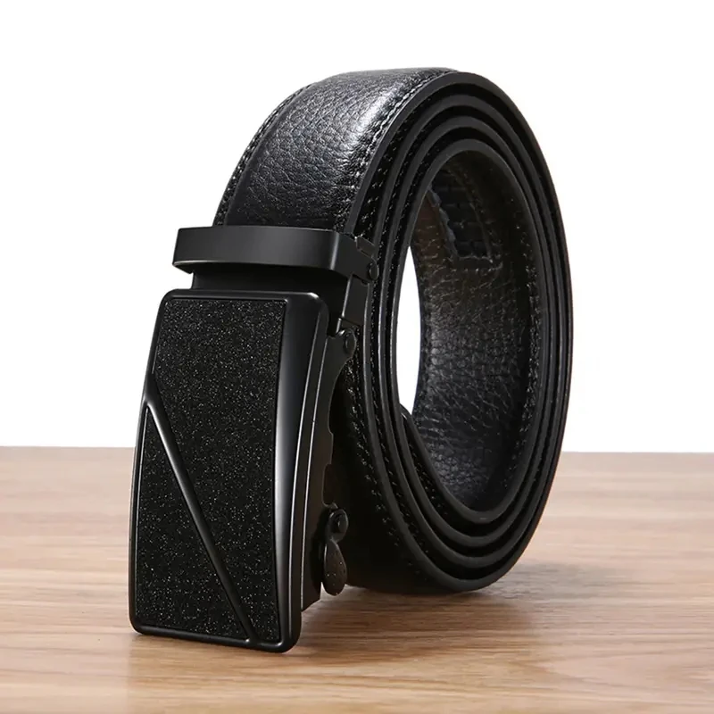 men automatic men's belts wide belts leather belt direct supply black belts genuine leather belts luxury brand
