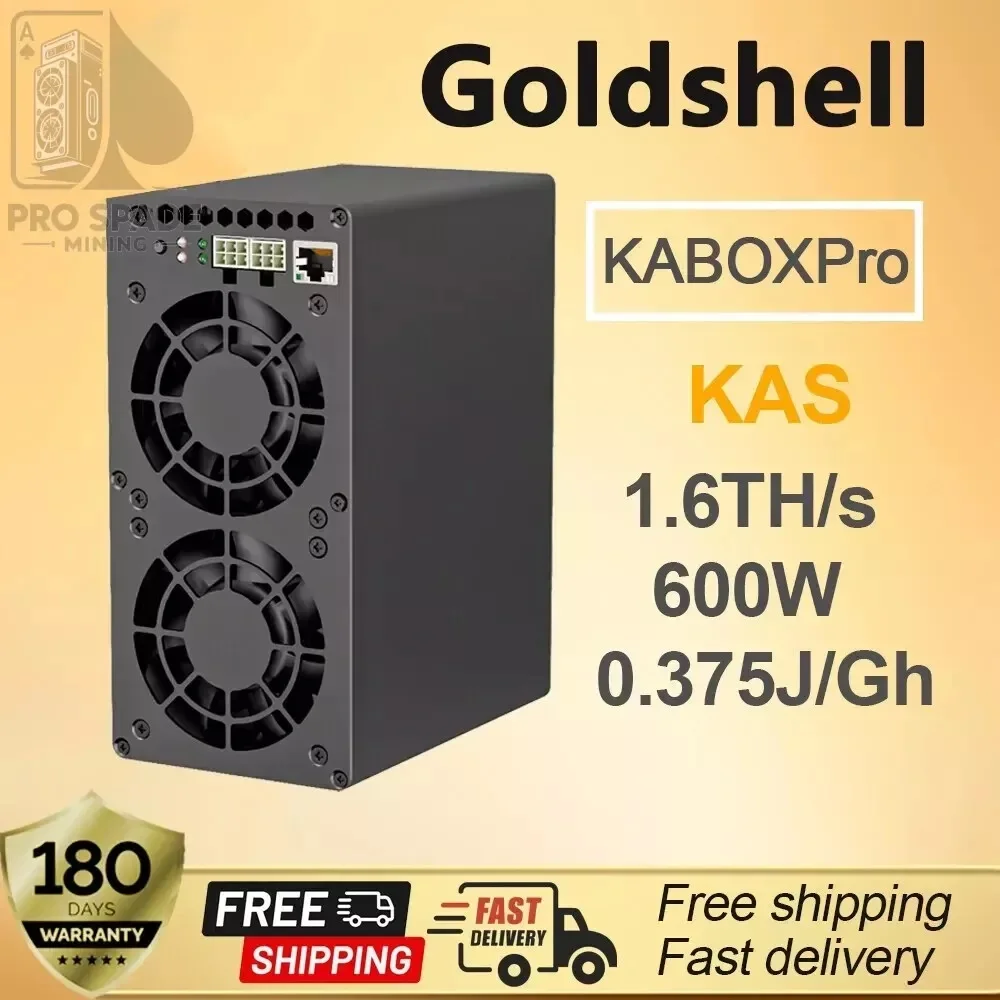 SM New Goldshell KA Box Pro Kaspa Mine 1.6TH/s 600W Home Mining With PSU