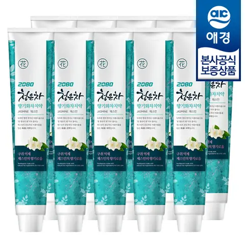 [애경]2080 청은차 향기화차 치약 190g x10개 Best5