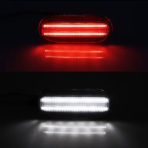 वोक्सवैगन बीटल के लिए लाल रियर फेंडर साइडमार्कर लैंप लाल ड्राइविंग लाइट/पार्किंग लाइट, रियर साइड मार्कर लाइट 1998-2005 8 best sales नई बीटल 1998 - №3