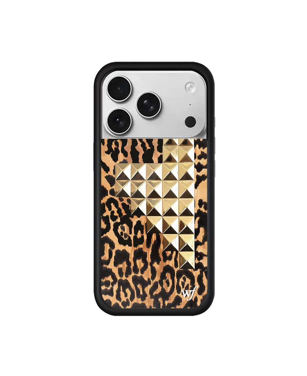 2025 Wildflower ثلاثية الأبعاد زنبق الرعوية ليوبارد طباعة جراب هاتف آيفون 17 برو ماكس 16 زائد الهواء 12 13 14 15 WF الدنيم واقية كوف #3