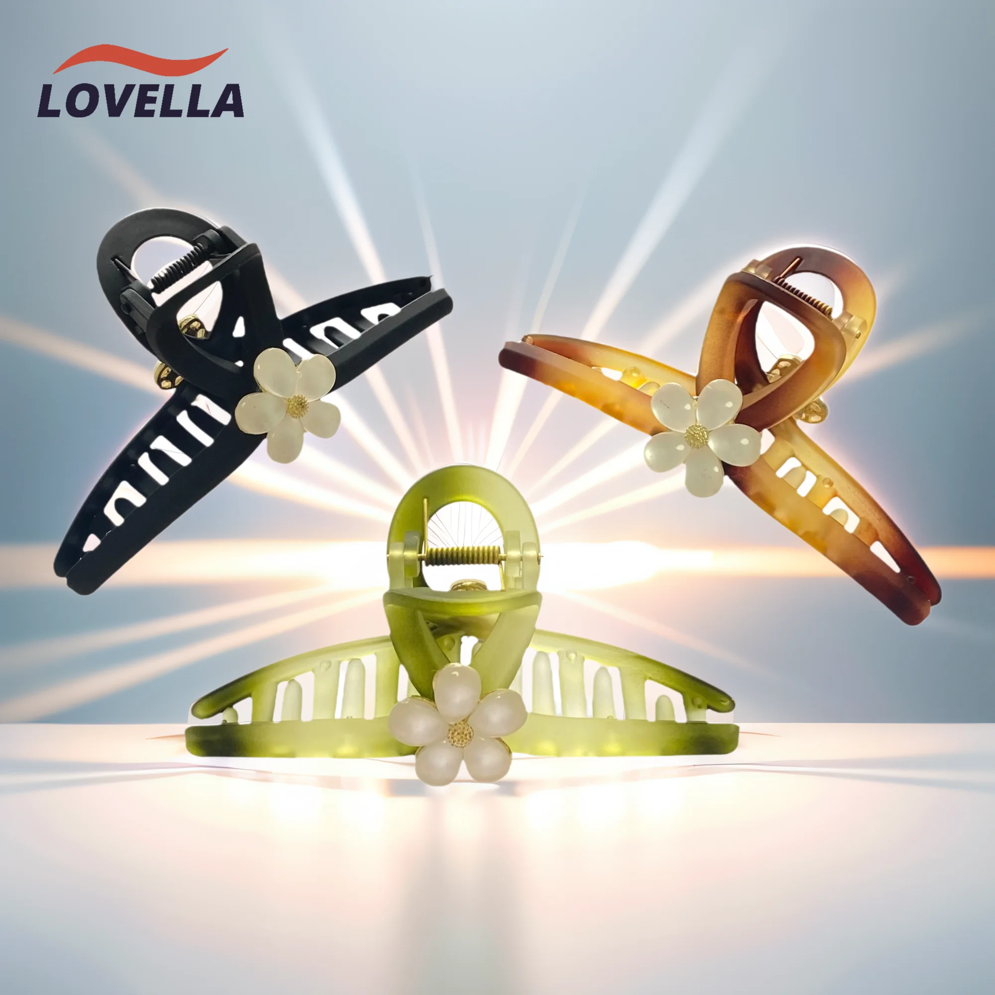 LOVALLO Korean Style Hair Claw Clip Frosted Matte with 12.5CM Light Weight 33.5G Hair Accessory Hair Using Summer Fashion Claws image 4