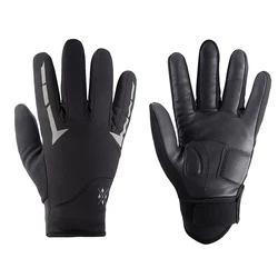 Unisex inverno quente luvas de esqui à prova dwindproof água à prova de vento luvas de couro tempo frio ciclismo mitten para esportes de equitação ao ar livre