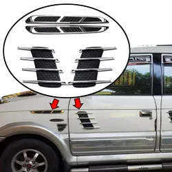 Universal Car Door Shark Gills Side Fender Vent Sticker Cover Engine Hood Air Intake Flow Cover Decoration Decals