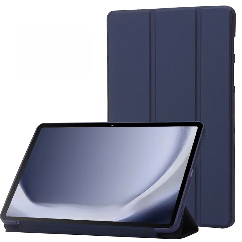 Etui na tablet Samsung Tab A9 Plus 11 cali, składane na trzy części, skórzane, z miękkim tyłem, funkcja podstawki, futerał na Galaxy Tab A9 Plus A11 Plus, Coque 11 cali — zdjęcie produktu 7