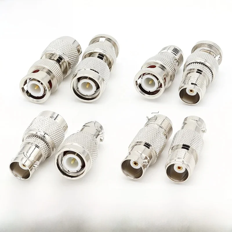 Adaptateur BNC vers TNC, prise mâle et prise femelle, connecteur Coaxial RF droit, TNC vers BNC pour convertisseur d'antenne externe de radios