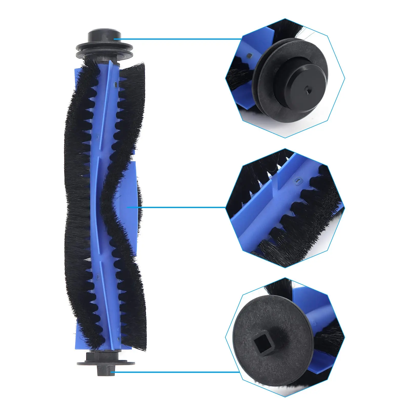 Compatible con Cecotec Conga 1090 1790 Ultra titanio repuestos cepillo principal Cepillo Lateral filtro Hepa accesorios de fregona