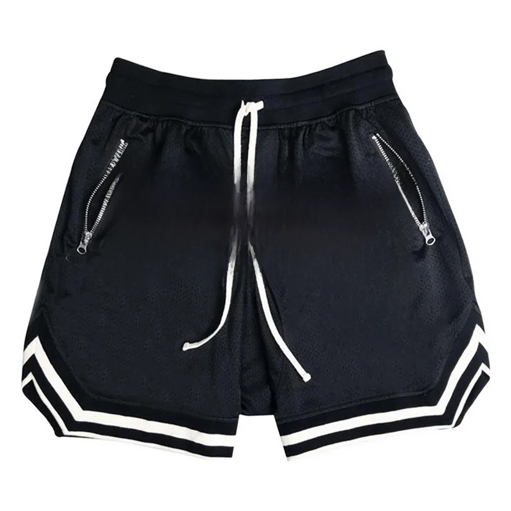 Été nouveaux hommes sport Fitness Shorts hommes basket-ball jeu formation course décontracté ample séchage rapide cinq points pantalon
