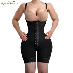 Fajas Colombianas Frauen Körper Sanduhr Gürtel Rib-höhe Mid-bein Bauch-steuer Taille Trainer Kompression Haken-augen shapewear