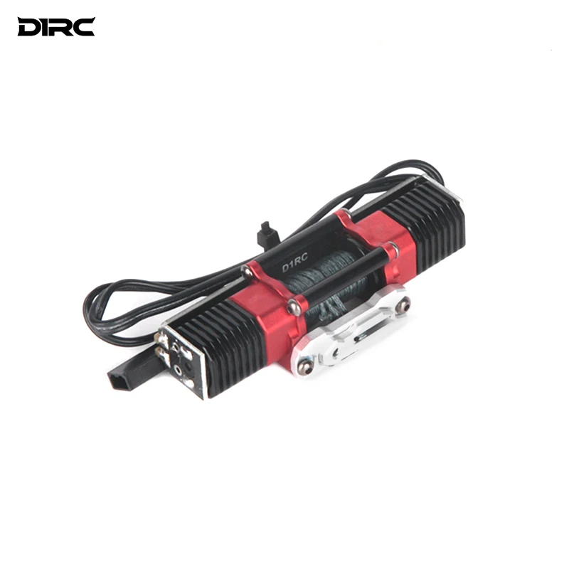 Verricello motore D1RC 7075 lega di alluminio per serbatoio D1RC D110 D90 e TRX-4 300 facile da controllare