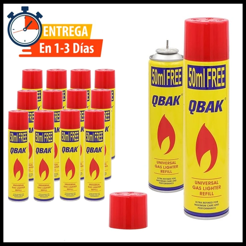 Gas zum Nachfüllen von Feuerzeugen, Feuerzeugen, Gasflasche zum Aufladen des Feuerzeugs 300 ml. Universell. Belastung von Gasfeuerzeugen