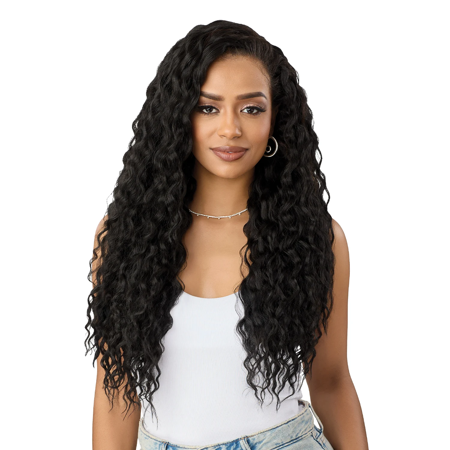 Outre Half Wig Quick Weave Rosewell - Synthetic