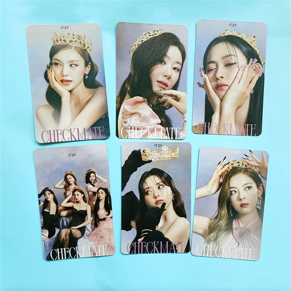 Kpop ITZY New Album CHECKMATE Photocard High-quality Photo Lomo Card Pictures For Fans Gift Collection YEJI LIA RYUJIN YUNA