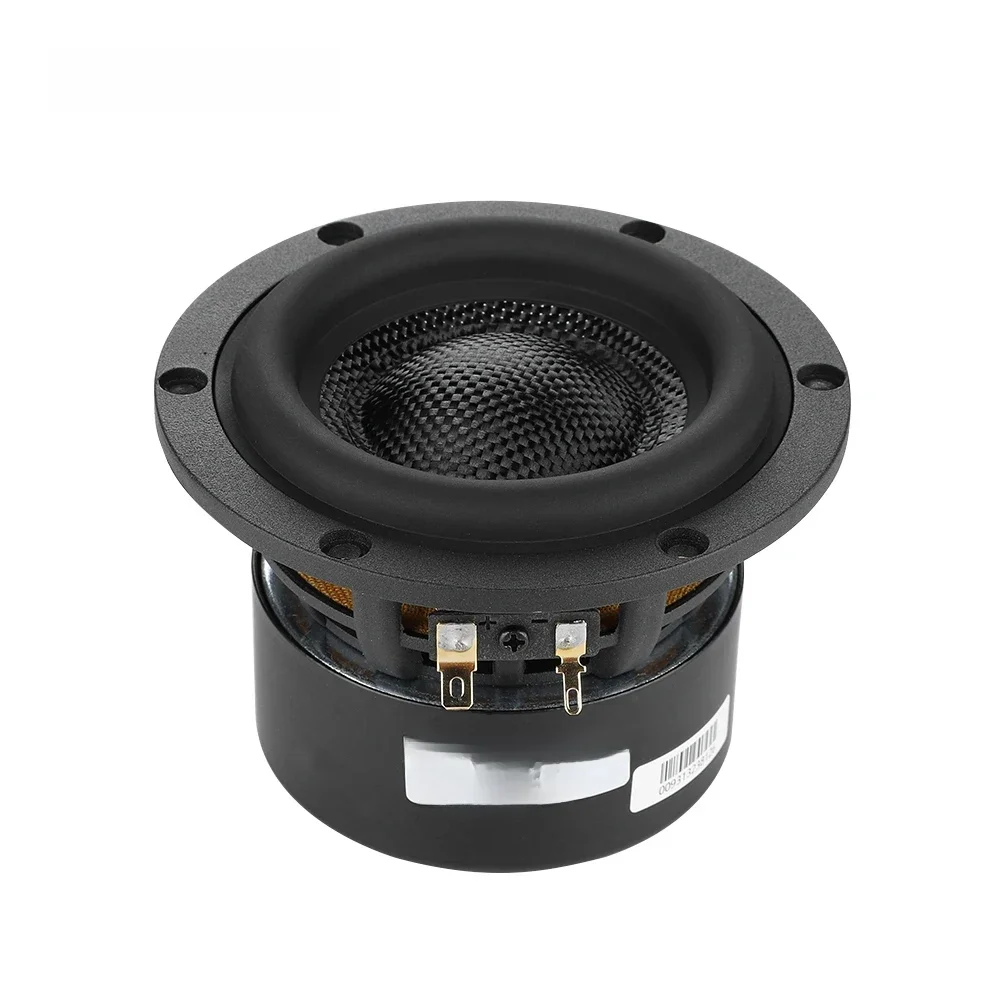 AIYIMA 1 pièce Haut-parleur Subwoofer 4 pouces 4/8 Ohm 80W Hi-Fi avec dôme en fibre de verre pour basses fréquences, pour Home Cinéma