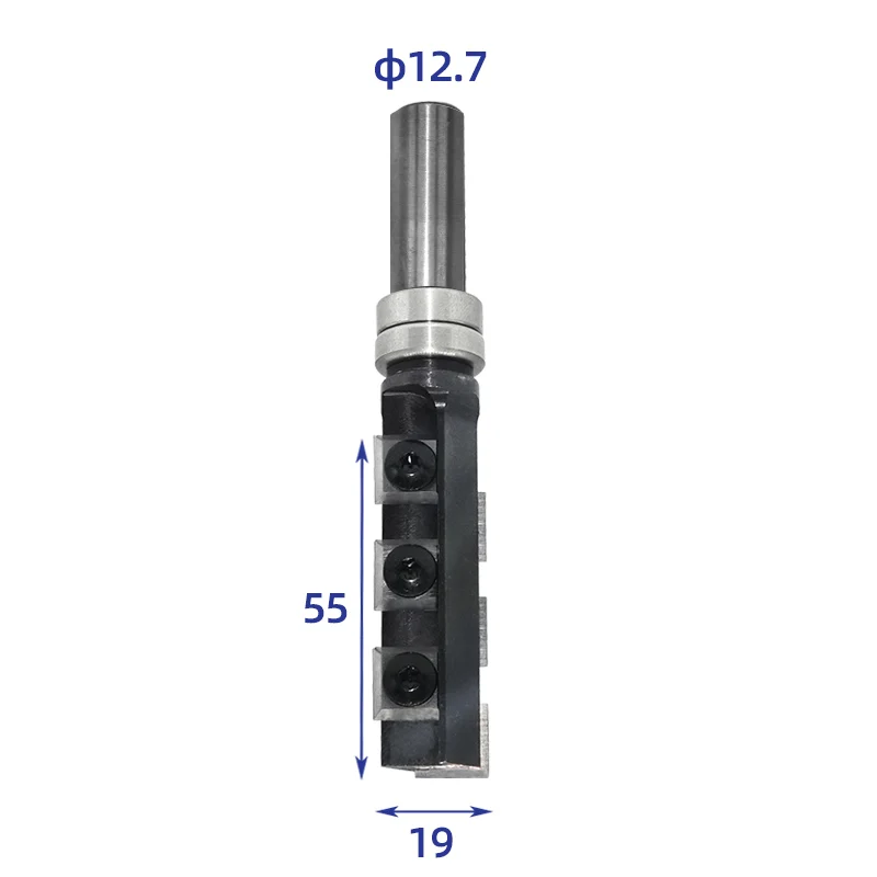 

Discarded bottom milling cutter woodworking trimming machine CNC spiral cutter detachable tool