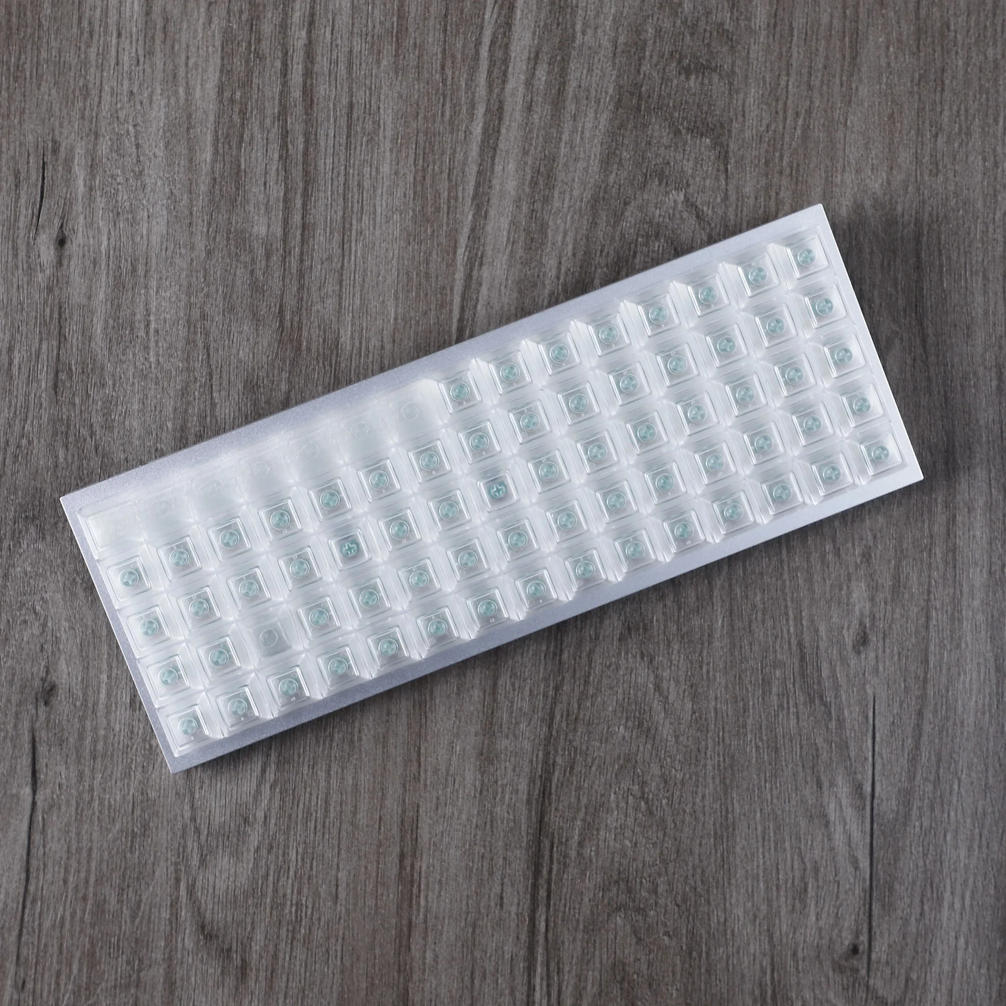 DSA Profile Transparent Keycap Set Blank Black Clear ABS For Ortholinear Layout MX Keyboard XD75 ID75 Planck Preonic Niu40 — zdjęcie produktu 7