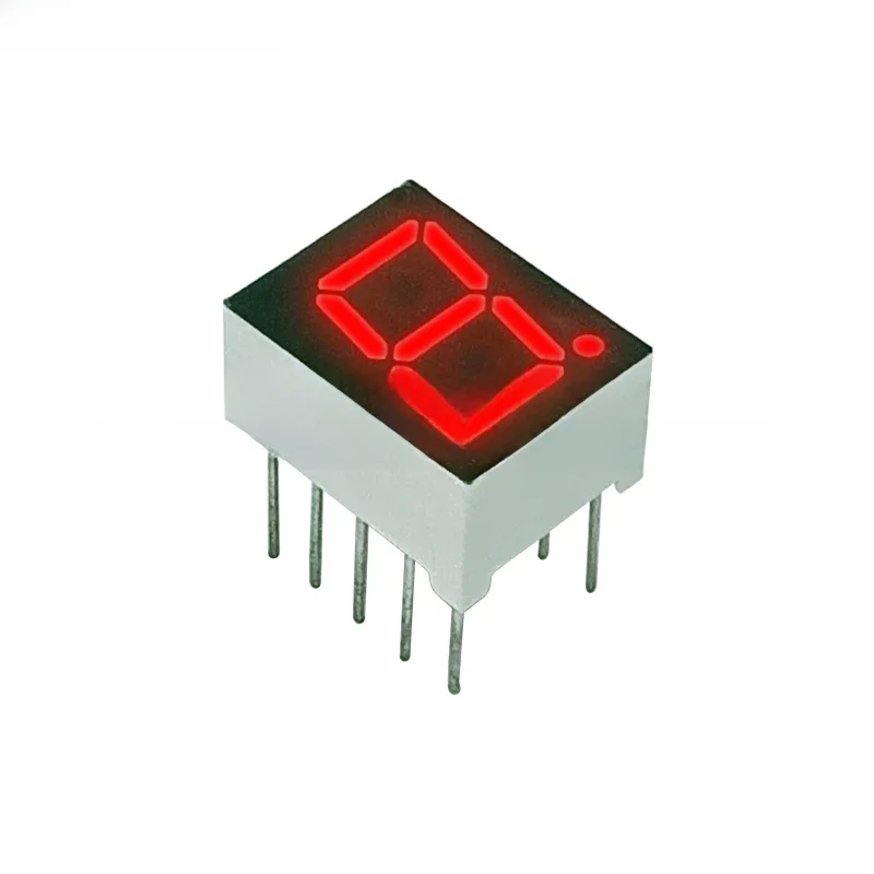 10szt 0.39 Inch 10Pins 3191AS 3191BS 1 Bit Digit 7 Segment Red LED Digital Display Digitron Common Anode Cathode C-C C-A — zdjęcie 2