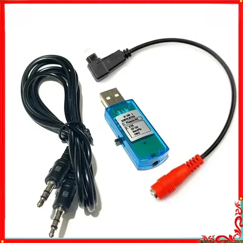 Realflight-Simulateur 8 en 1, Télécommande, USB, Modèle d'Avion Rc, Dongle Complet, Phoenix 6.0, Simulation Golden Kokor