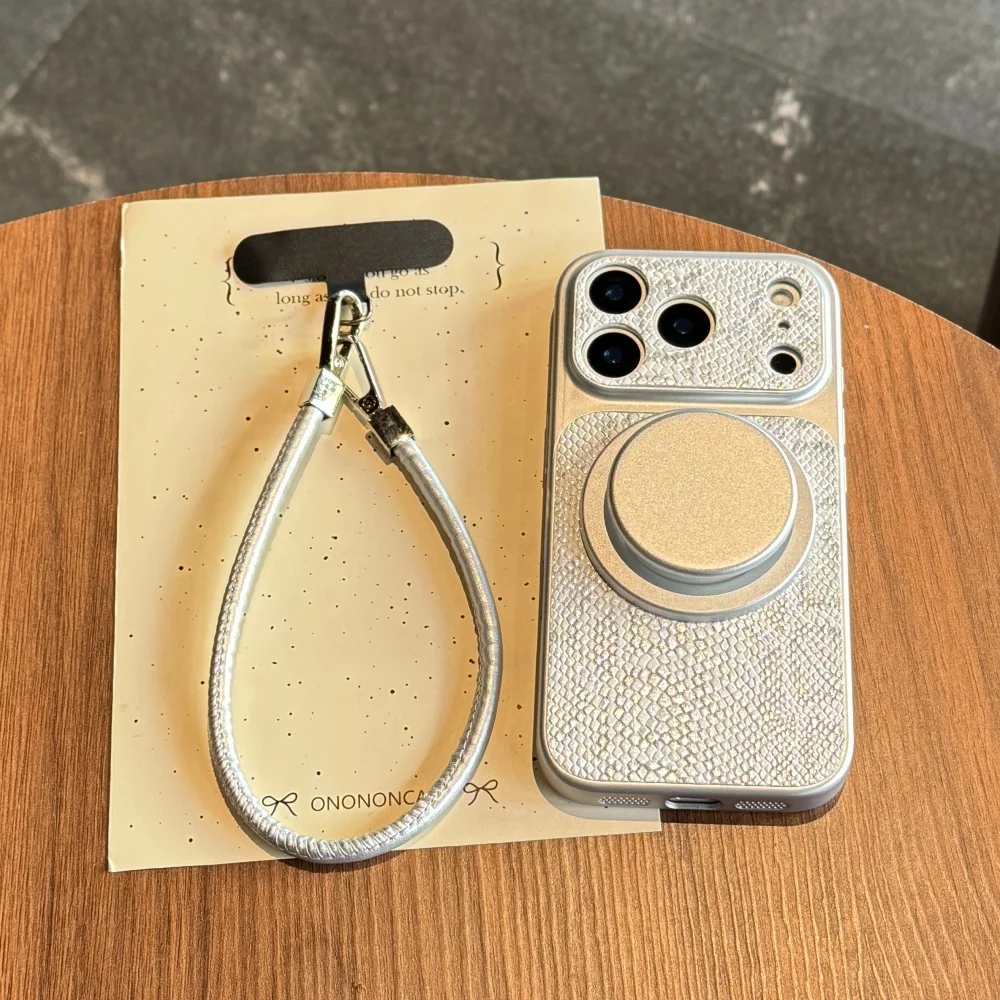 

Модный и креативный змеиный узор с магнитным держателем для мобильного телефона, подходит для iPhone14/15/16/17ProMax, защитный чехол