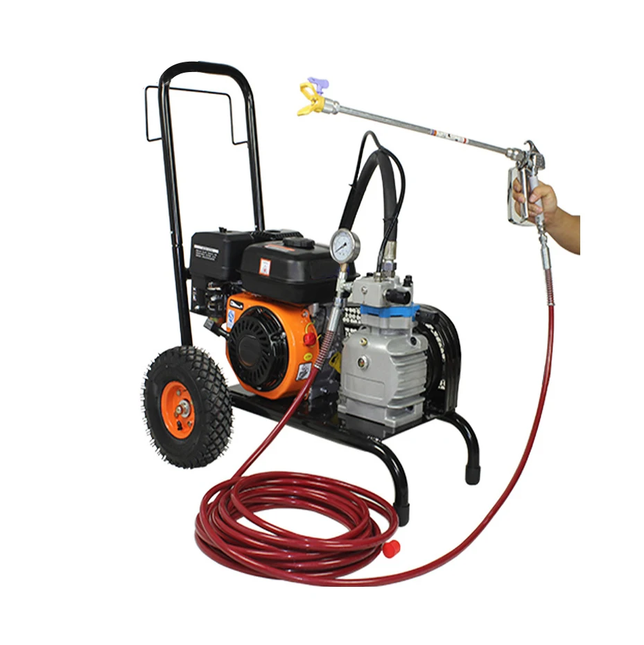 

Gasoline Powered High Pressure Airless Spraying Machine Latex Paint Sprayer Ourdoor Use Painting with Gasoline Engine