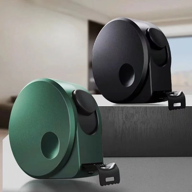 Miara zwijana Deli 3/5M, stalowa, czarna, odporna na upadki i zużycie, pogrubiona, przenośne narzędzie pomiarowe. — zdjęcie 2